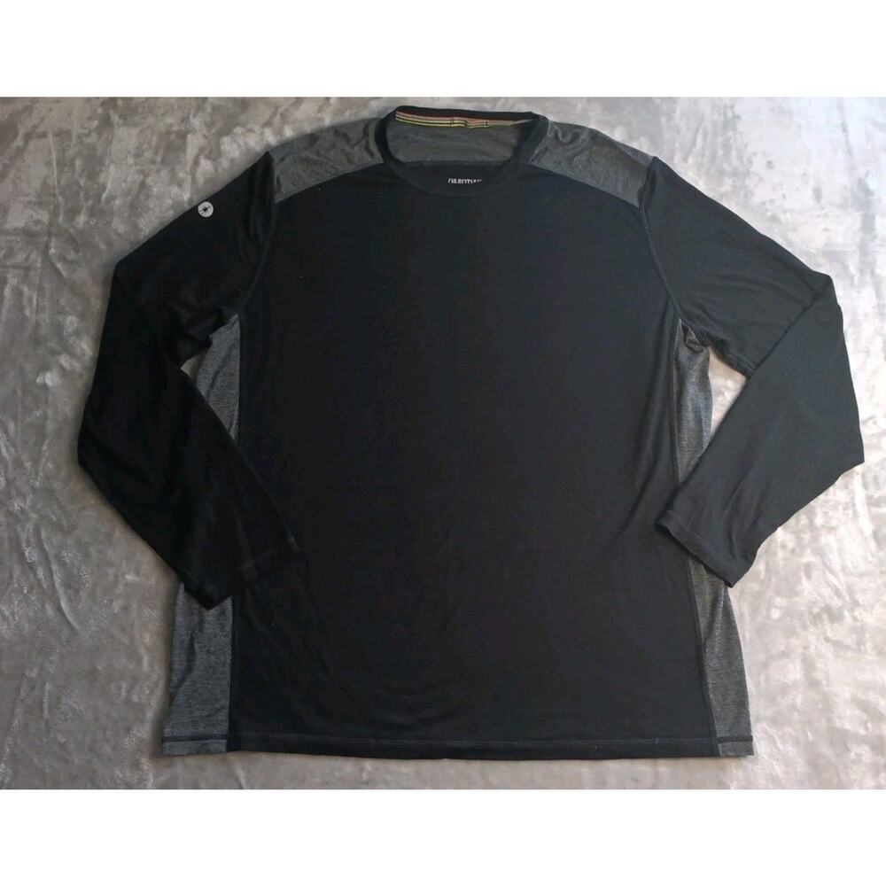 Smartwool Base Layer Active Long Sleeve Mens 2XL XXL Black